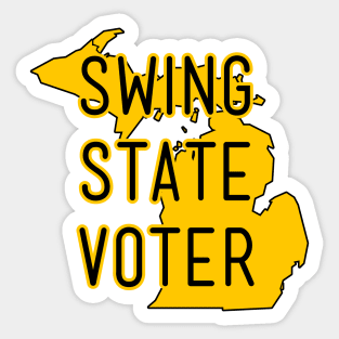 Swing State Voter - Michigan Sticker